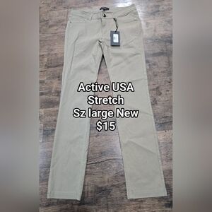 🔥 New Active USA womens pants sz large